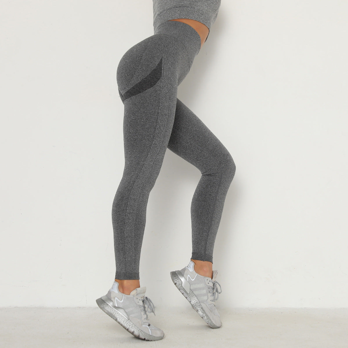 Al por mayor tendencia de la cadera sin costuras, transpirable con ropa de yoga de cintura alta y suave